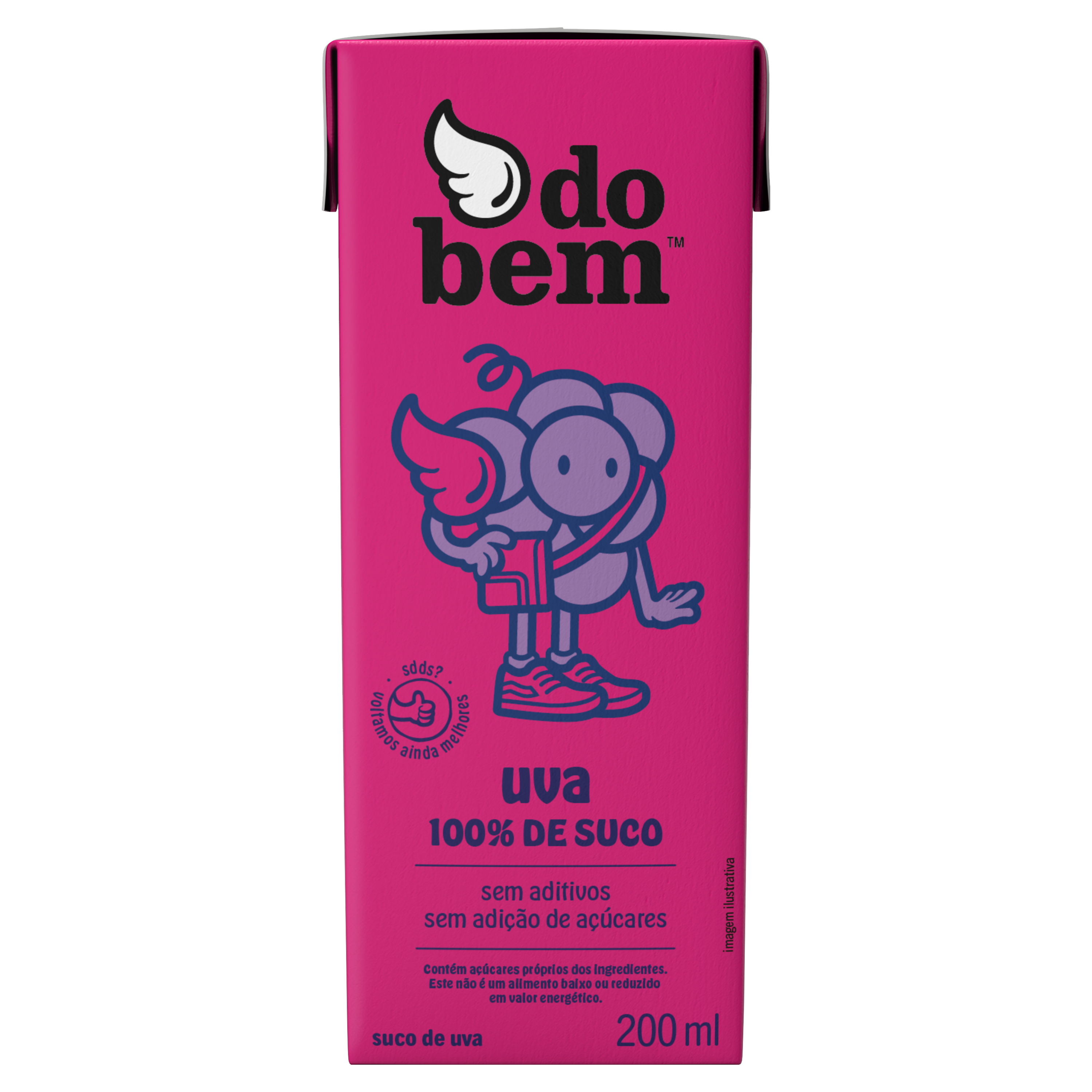 Suco Néctar 100% Uva Tial Kids 200ml - 24 Unidades